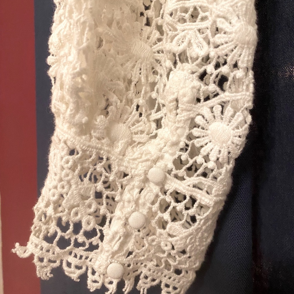 Ralph Lauren XL Cotton Lace 2 pc. Top - Picture 4 of 5